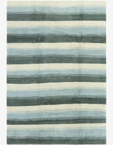 6' 7 x 9' 10 Hand Knotted Nepal Wool Rug