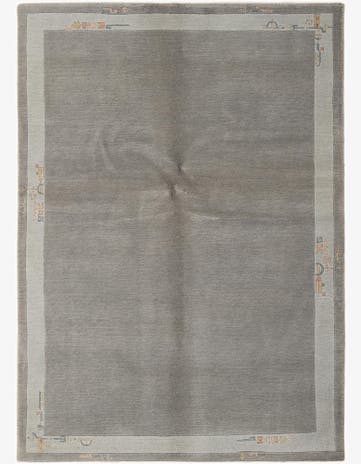 4' 8 x 6' 7 Hand Knotted Nepal Wool Rug