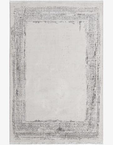 Gray New Vintage Rug