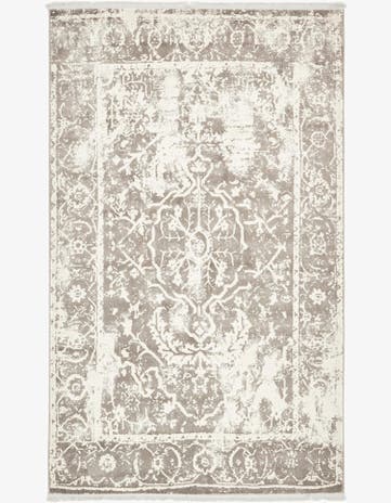 Gray New Vintage Rug