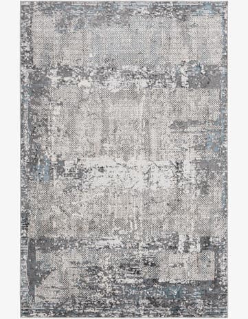 Gray New Vintage Rug