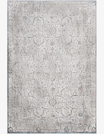 Gray New Vintage Rug