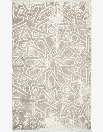 Gray New Vintage Rug