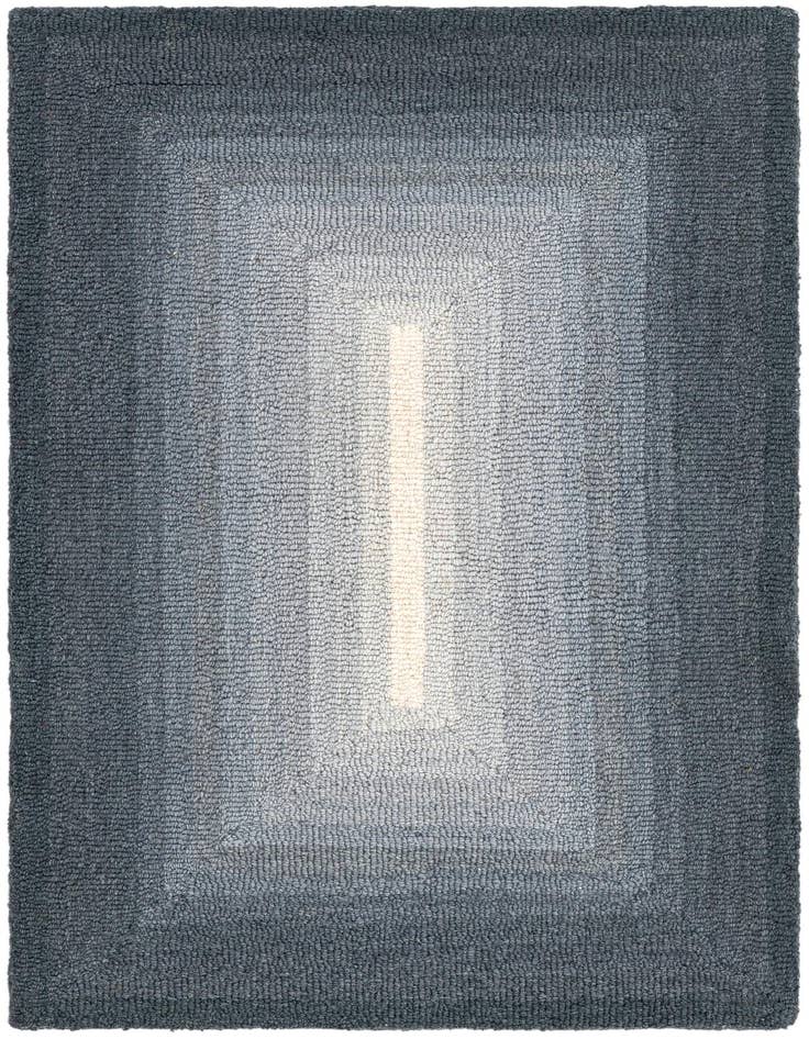 Detail image of 2' x 3' 1 Ombre Wool Rug