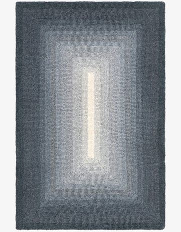 Gray Ombre Wool Rug