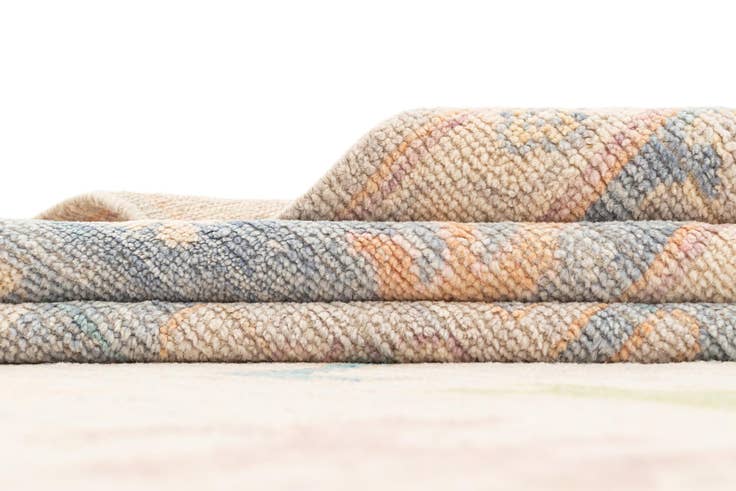Detail image of 10' 2 x 13' 10 Hand Knotted Oushak Rug