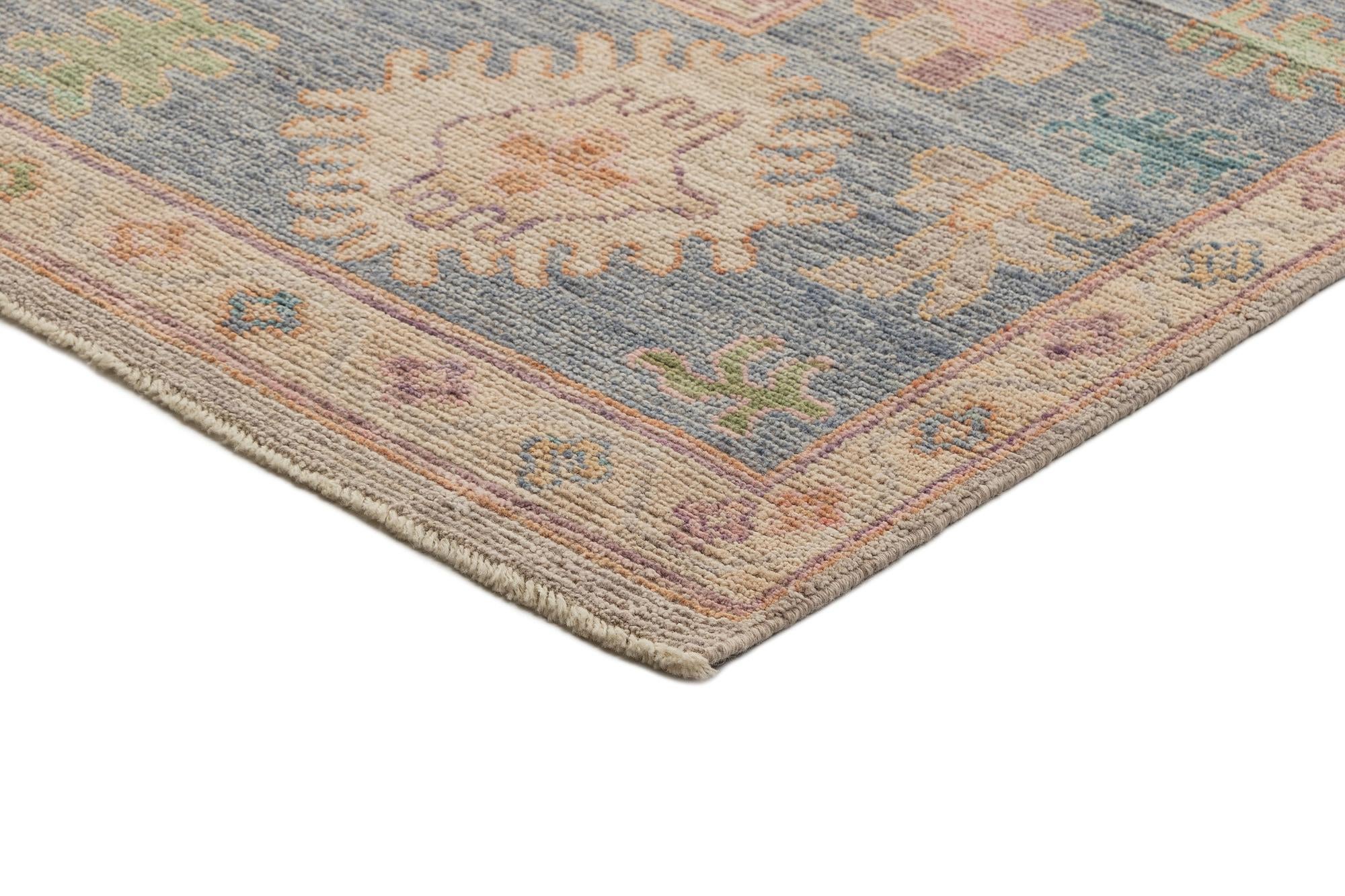 10' 2 x 13' 10 Hand Knotted Oushak Rug