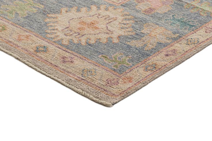 Detail image of 10' 2 x 13' 10 Hand Knotted Oushak Rug