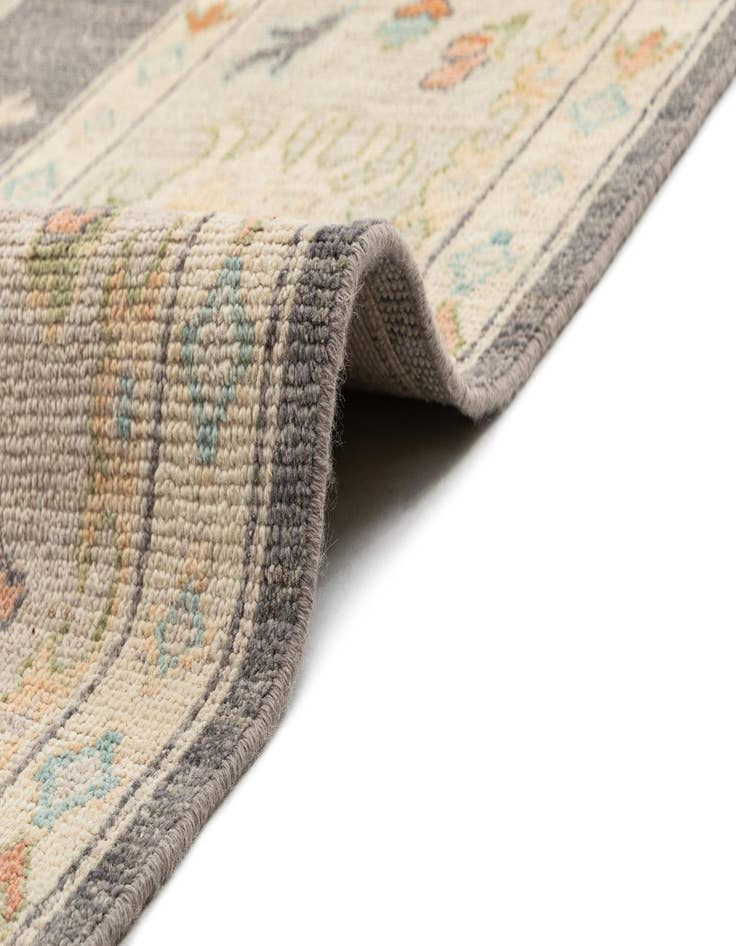 Detail image of 10' 1 x 13' 11  Hand Knotted Oushak Rug