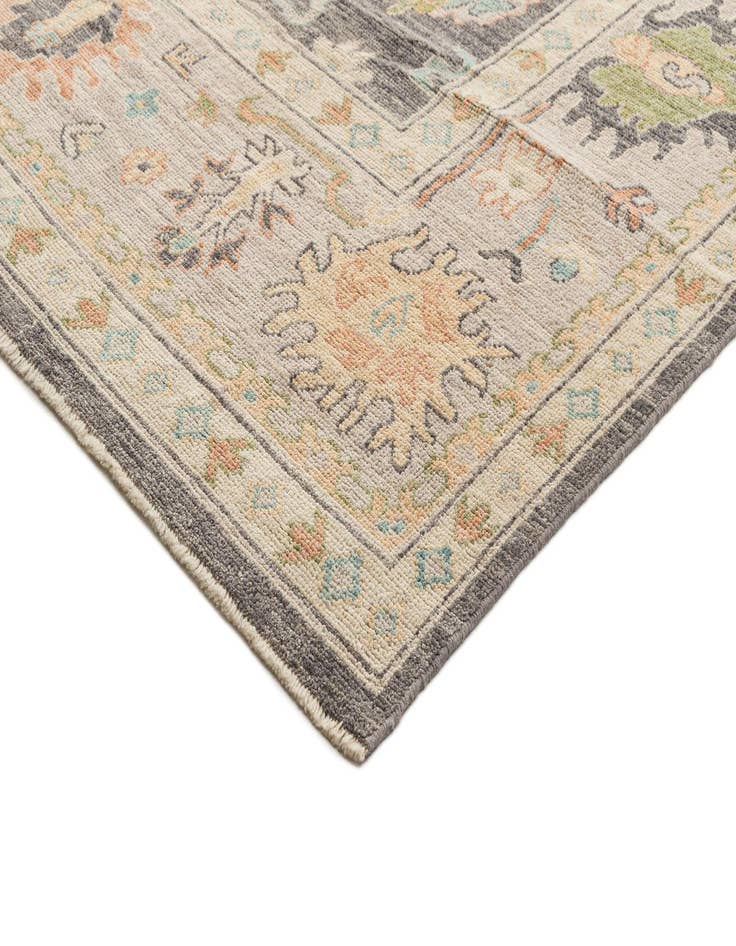 Detail image of 10' 1 x 13' 11  Hand Knotted Oushak Rug