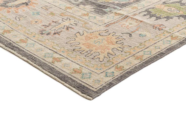 Detail image of 10' 1 x 13' 11 Hand Knotted Oushak Rug