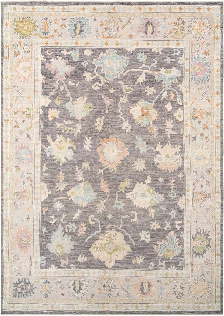 10' 1 x 13' 11 Hand Knotted Oushak Rug