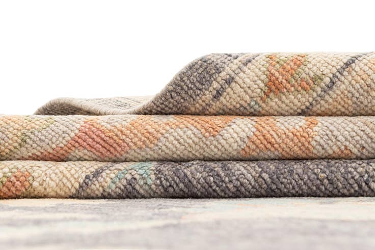 Detail image of 10' x 14' Hand Knotted Oushak Rug