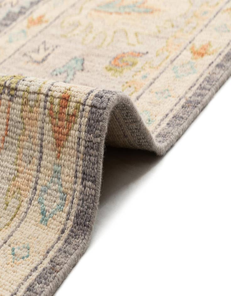 Detail image of 10' x 14'  Hand Knotted Oushak Rug