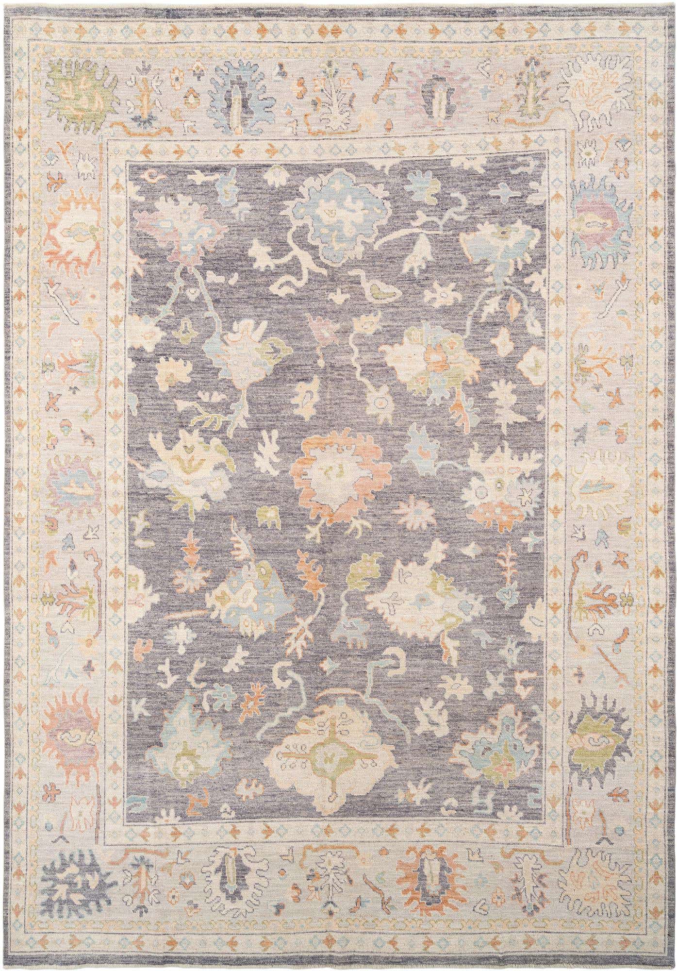 10' x 14' Hand Knotted Oushak Rug