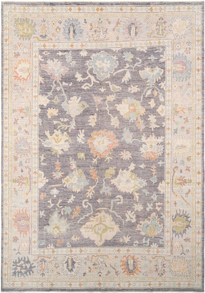 Detail image of 10' x 14' Hand Knotted Oushak Rug