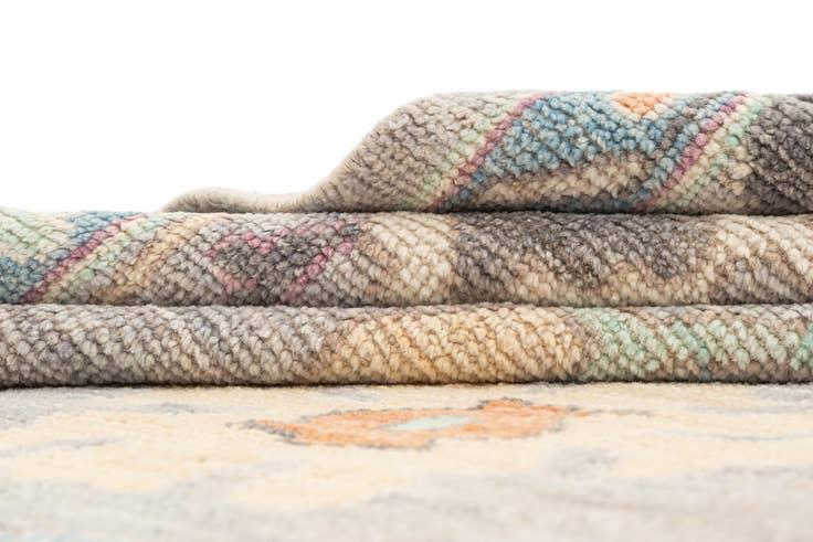 Detail image of 9' 11 x 13' 11 Hand Knotted Oushak Rug