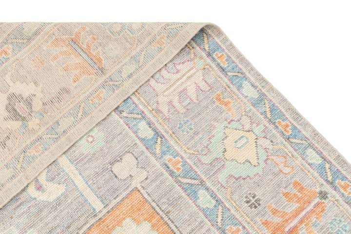 9' 11 x 13' 11 Hand Knotted Oushak Rug