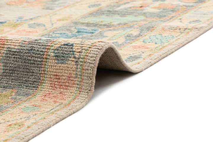 9' 11 x 13' 9 Hand Knotted Oushak Rug