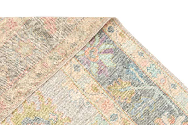 9' 11 x 13' 9 Hand Knotted Oushak Rug