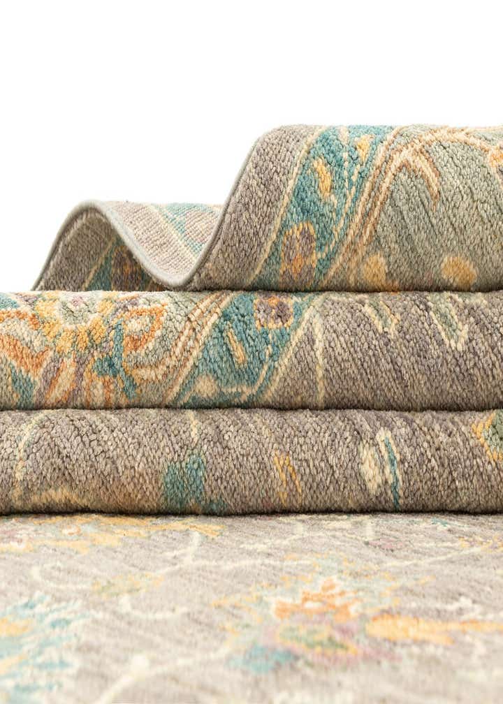 7' 10 x 9' 10 Hand Knotted Oushak Rug