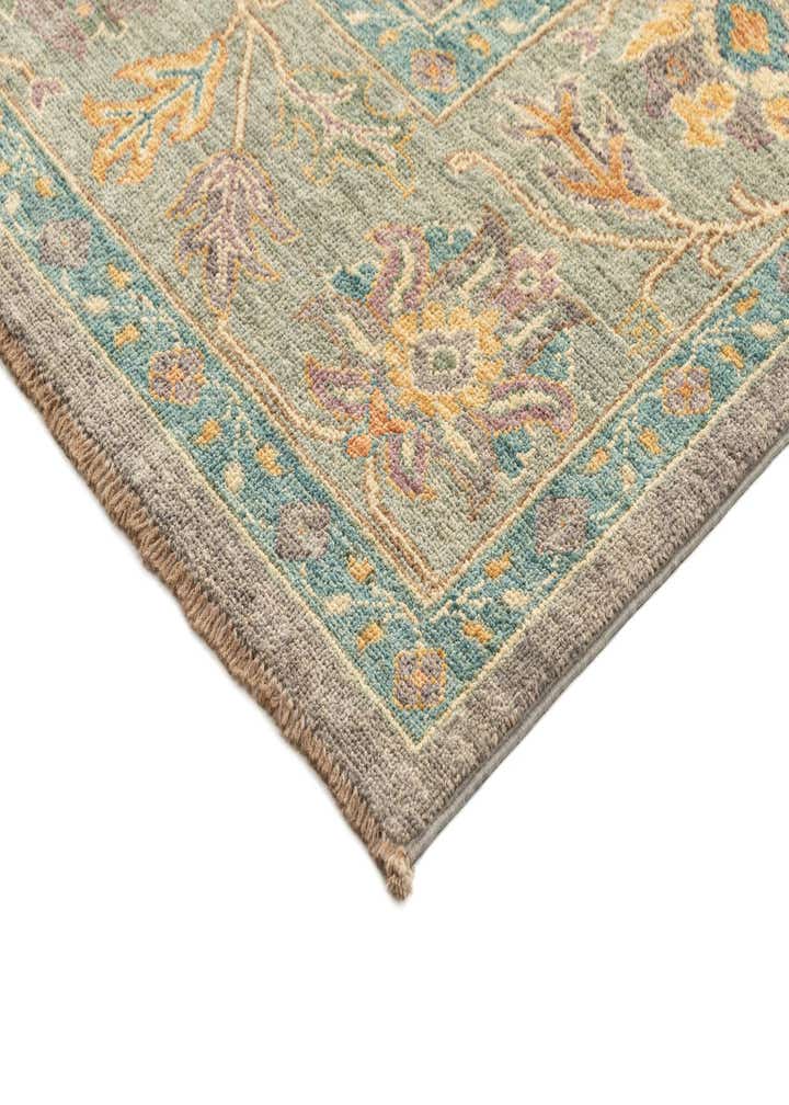 7' 10 x 9' 10 Hand Knotted Oushak Rug