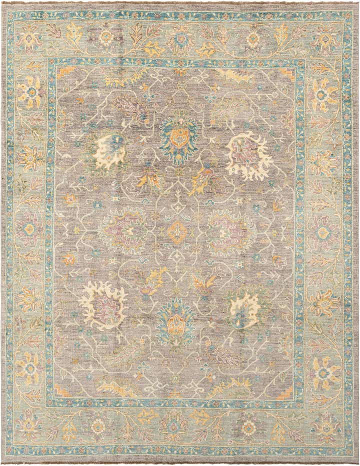 7' 10 x 9' 10 Hand Knotted Oushak Rug
