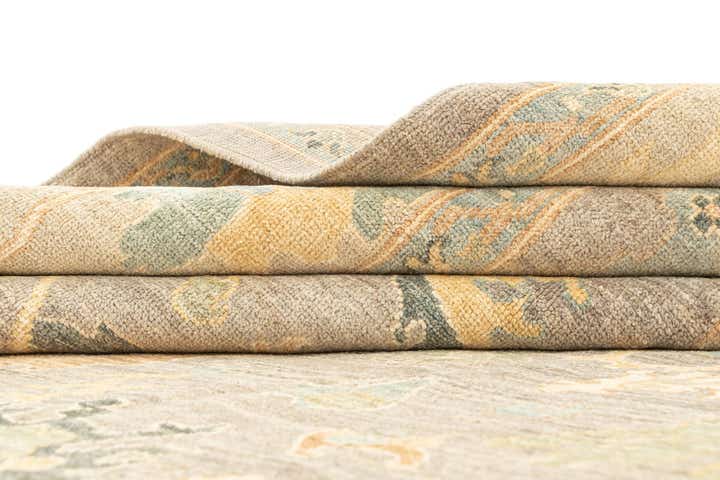 8' 1 x 10' 4 Hand Knotted Oushak Rug