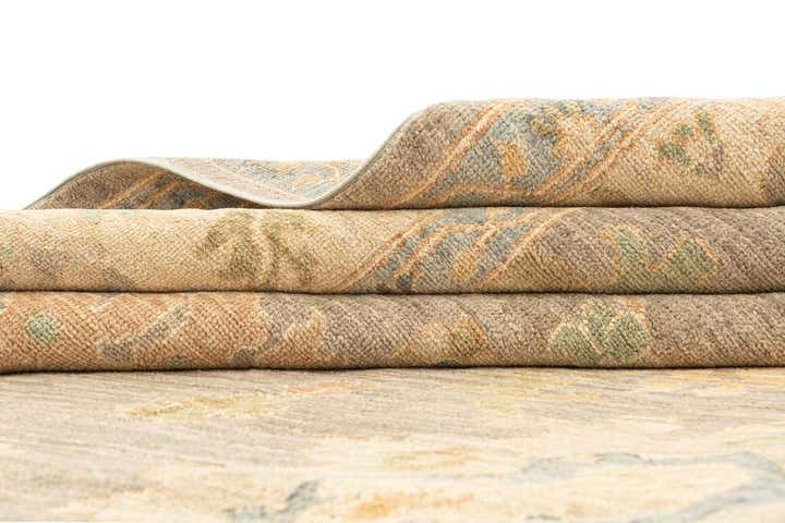 7' 11 x 10' Hand Knotted Oushak Rug