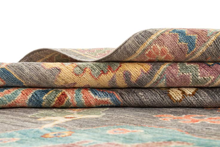 Detail image of 8' 11 x 12' 1 Hand Knotted Oushak Rug