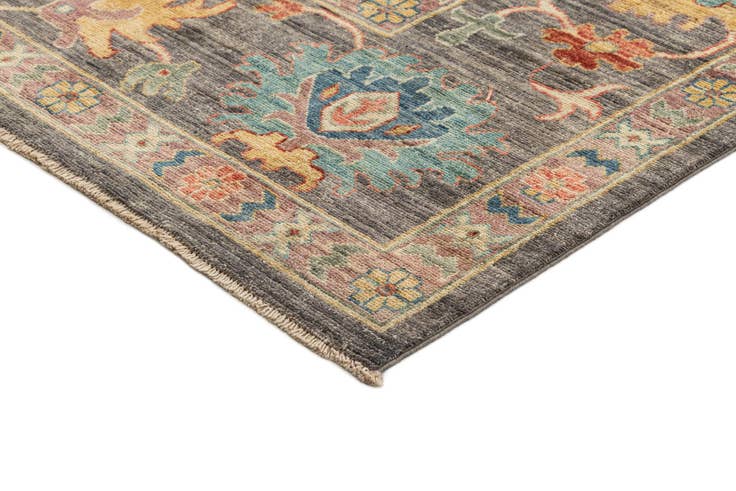 Detail image of 8' 11 x 12' 1 Hand Knotted Oushak Rug