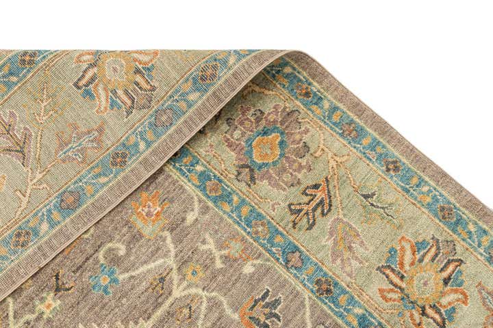 8' 1 x 9' 10 Hand Knotted Oushak Rug