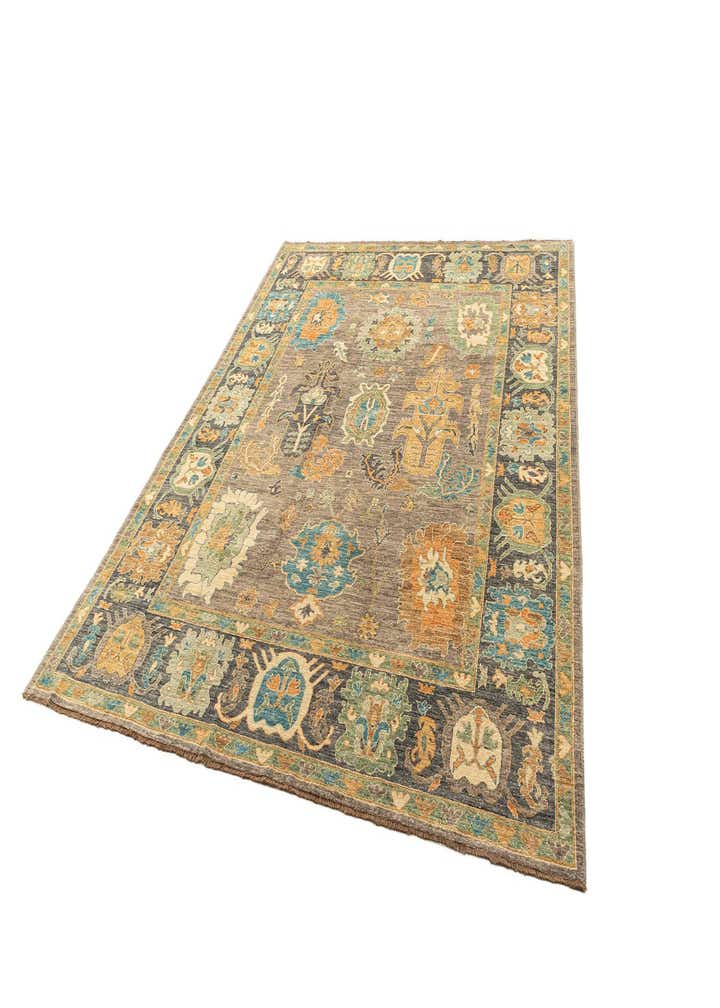 8' 2 x 9' 11 Hand Knotted Oushak Rug