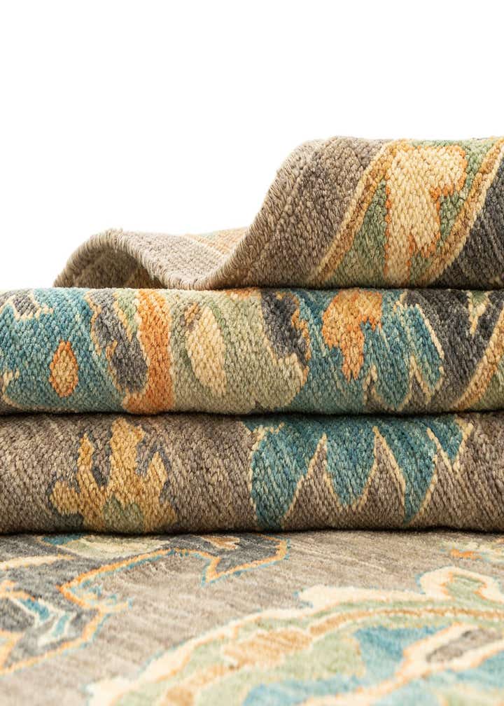 8' 2 x 9' 11 Hand Knotted Oushak Rug