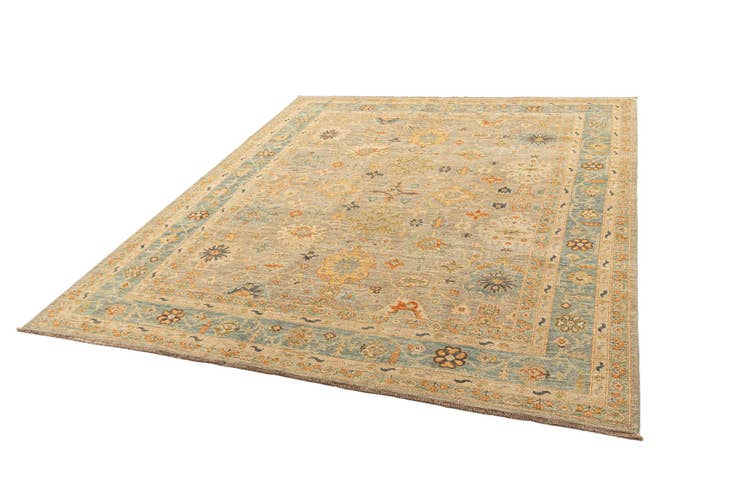 Detail image of 8' 4 x 9' 8 Hand Knotted Oushak Rug