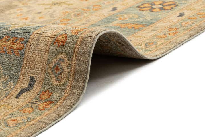 8' 4 x 9' 8 Hand Knotted Oushak Rug