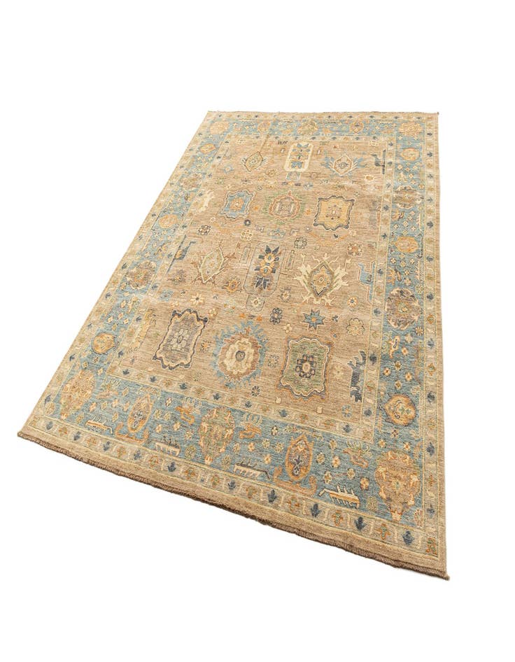 Detail image of 7' 11 x 9' 5  Hand Knotted Oushak Rug