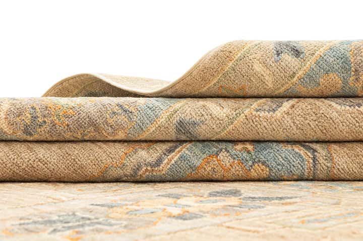 7' 11 x 9' 5 Hand Knotted Oushak Rug