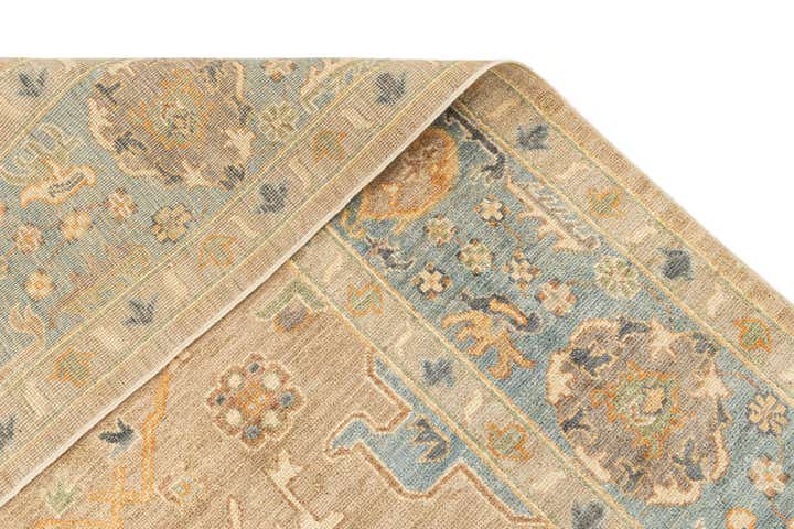 7' 11 x 9' 5 Hand Knotted Oushak Rug