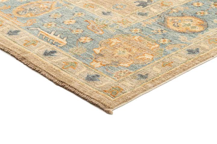 7' 11 x 9' 5 Hand Knotted Oushak Rug
