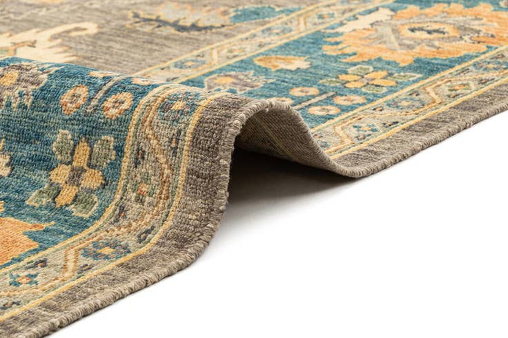 Detail image of 7' 11 x 9' 11 Hand Knotted Oushak Rug