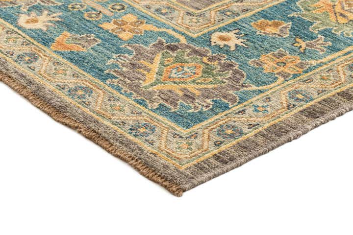 7' 11 x 9' 11 Hand Knotted Oushak Rug