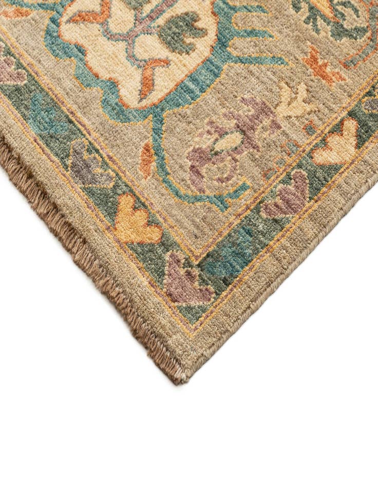 Detail image of 8' x 9' 10  Hand Knotted Oushak Rug