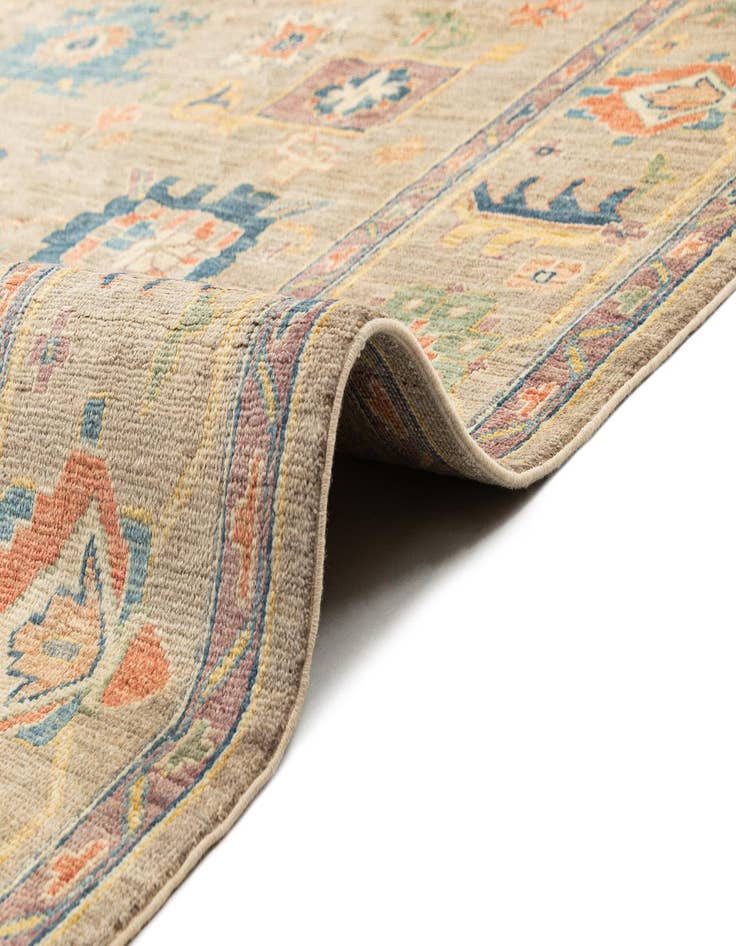 Detail image of 8' 2 x 9' 11  Hand Knotted Oushak Rug