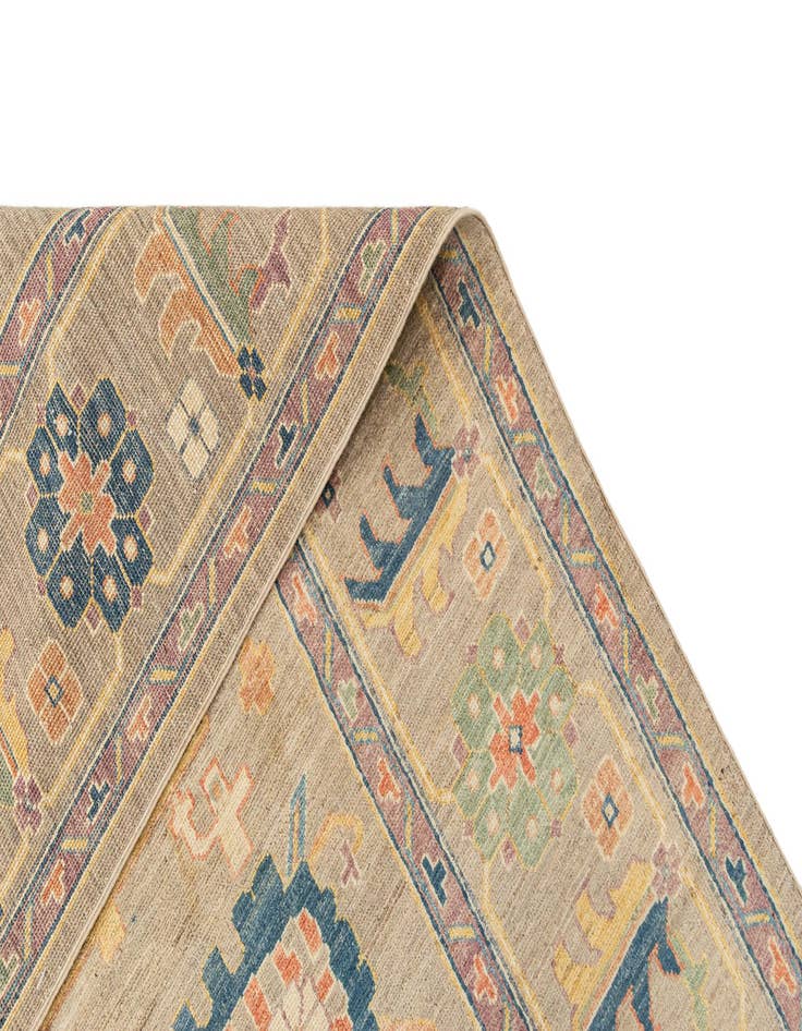 Detail image of 8' 2 x 9' 11  Hand Knotted Oushak Rug