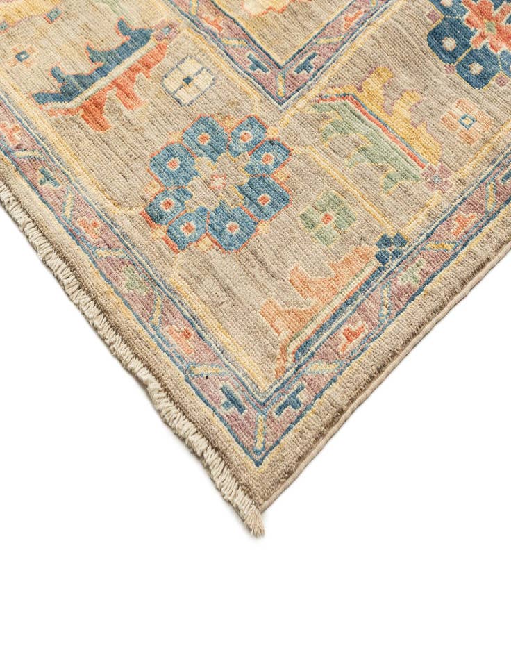 Detail image of 8' 2 x 9' 11  Hand Knotted Oushak Rug