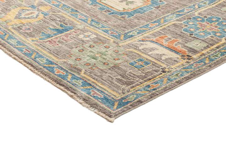 8' x 9' 7 Hand Knotted Oushak Rug
