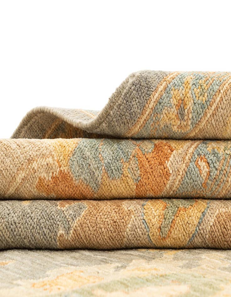Detail image of 8' 1 x 10' Hand Knotted Oushak Rug
