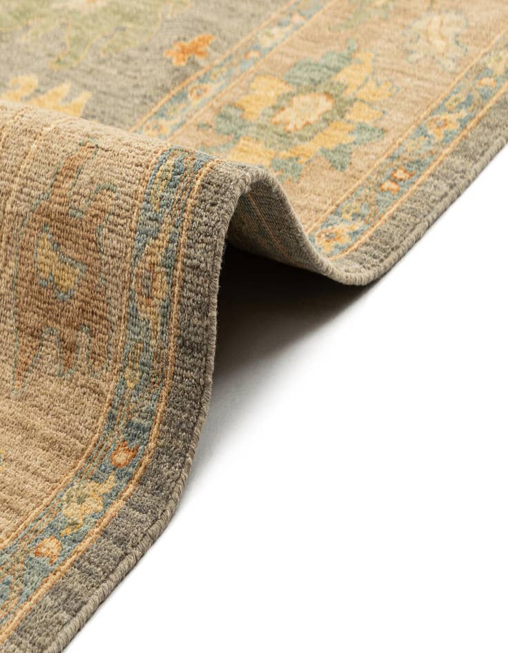 Detail image of 8' 1 x 10' Hand Knotted Oushak Rug