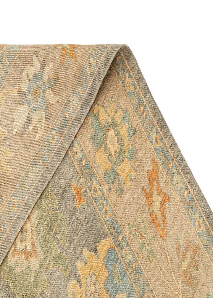 8' 1 x 10' Hand Knotted Oushak Rug